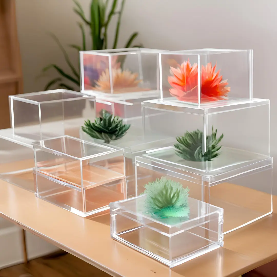 Custom acrylic box with lid Dubai
